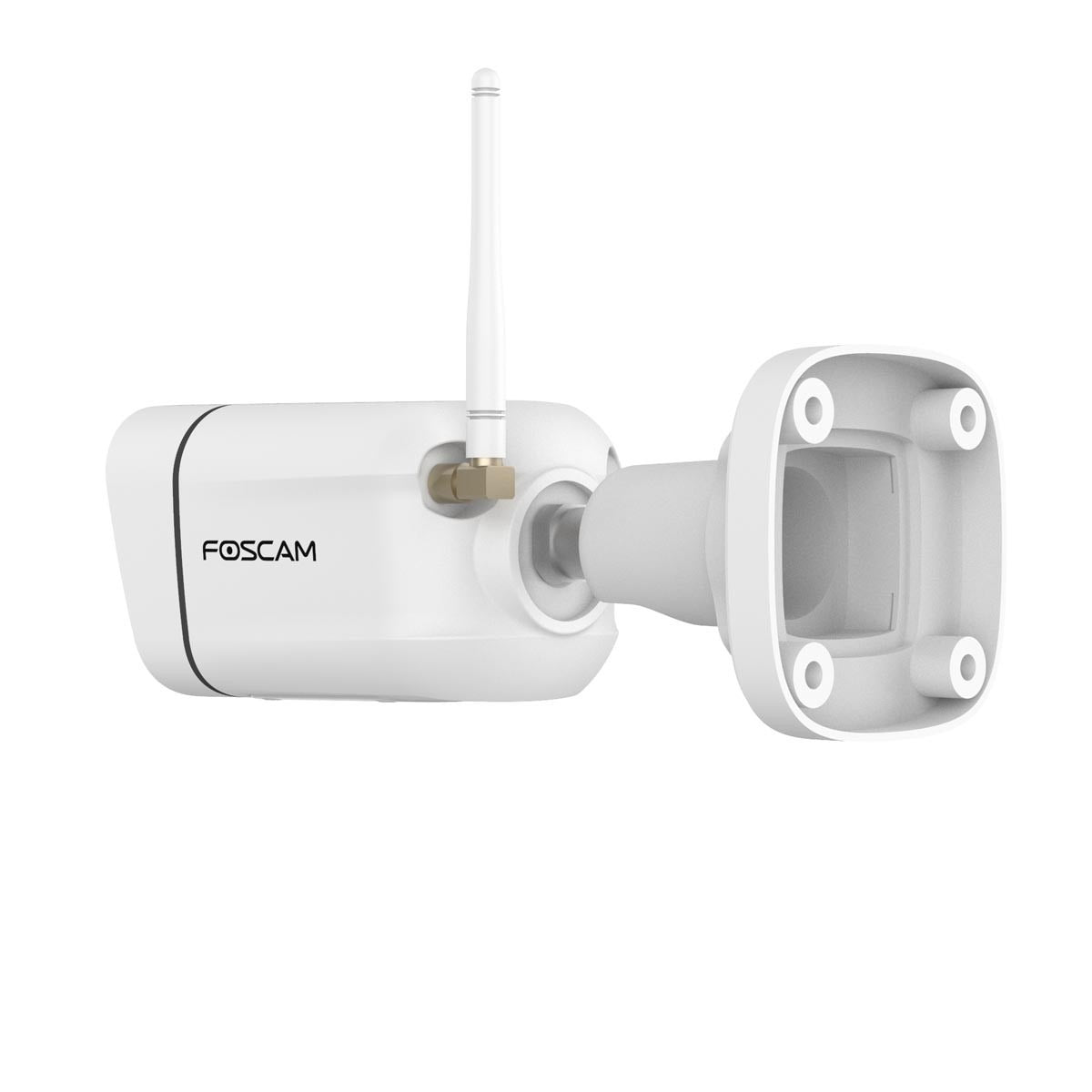 Foscam V8P WLAN Überwachungskamera mit Scheinwerfer und Alarmsirene weiss - Calitronshop.com