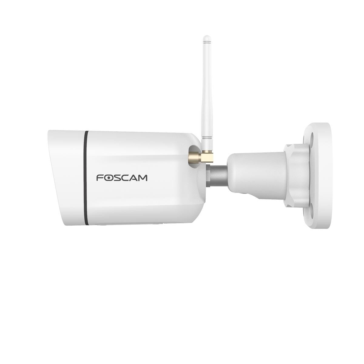 Foscam V8P WLAN Überwachungskamera mit Scheinwerfer und Alarmsirene weiss - Calitronshop.com