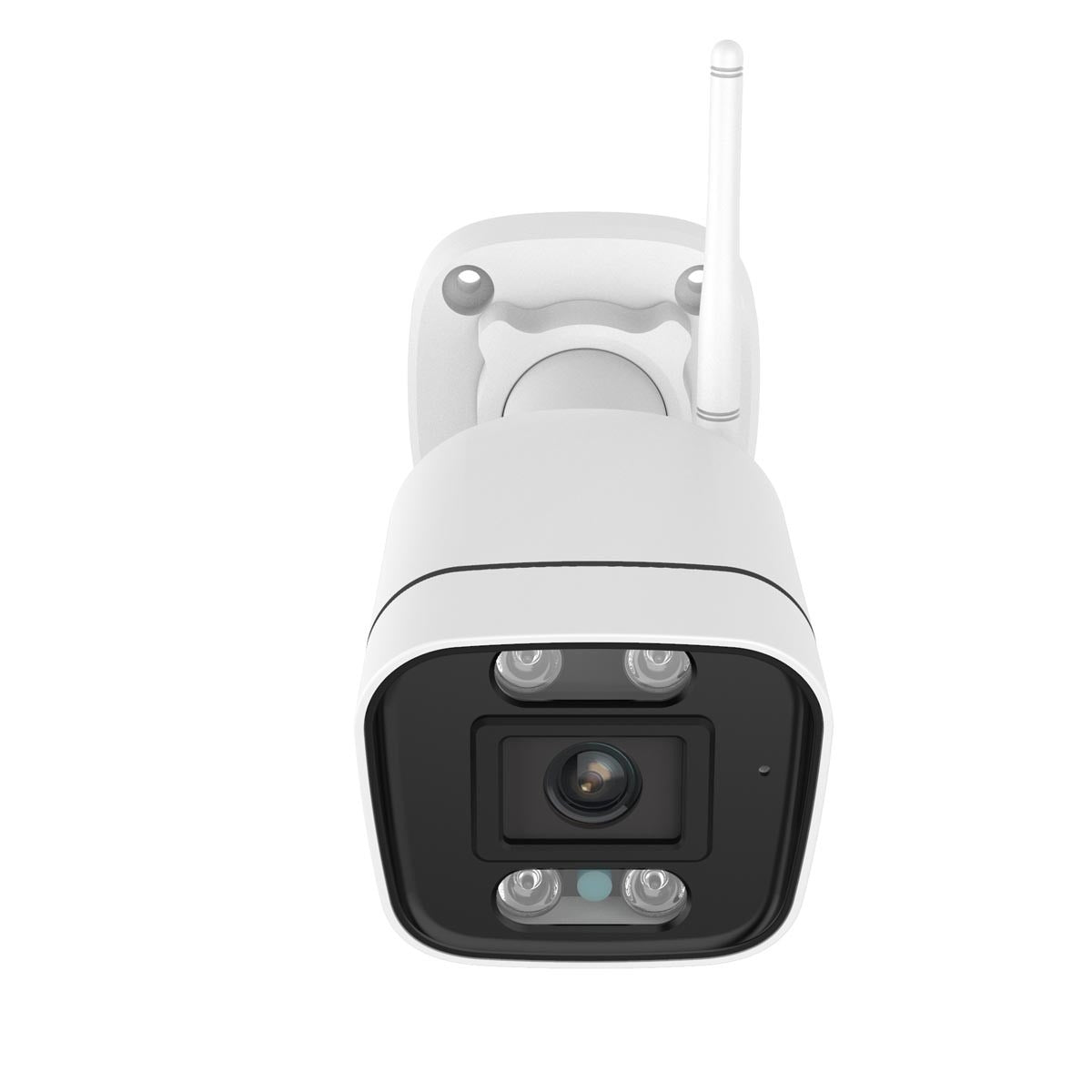 Foscam V8P WLAN Überwachungskamera mit Scheinwerfer und Alarmsirene weiss - Calitronshop.com
