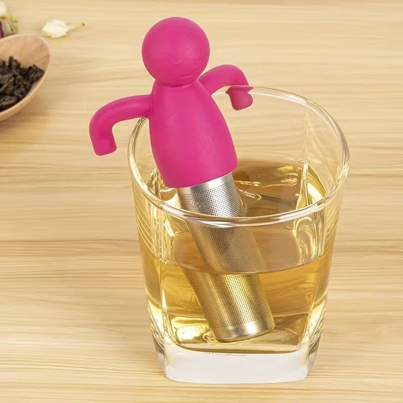 Loser Tee Infuser aus Edelstahl mit feiner Masche & Silikondeckeln - Calitronshop.com