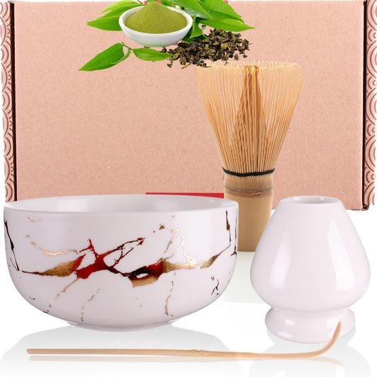 Matcha Set Howaito with Whisk Gift Idea