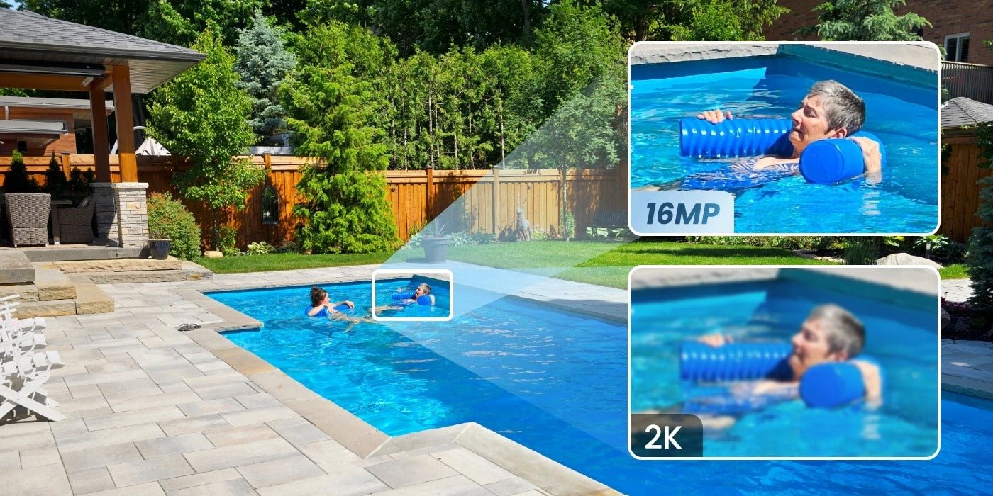 Reolink Duo 3 WiFi 16MP Überwachungskamera mit 180° Panoramablick - Calitronshop.com
