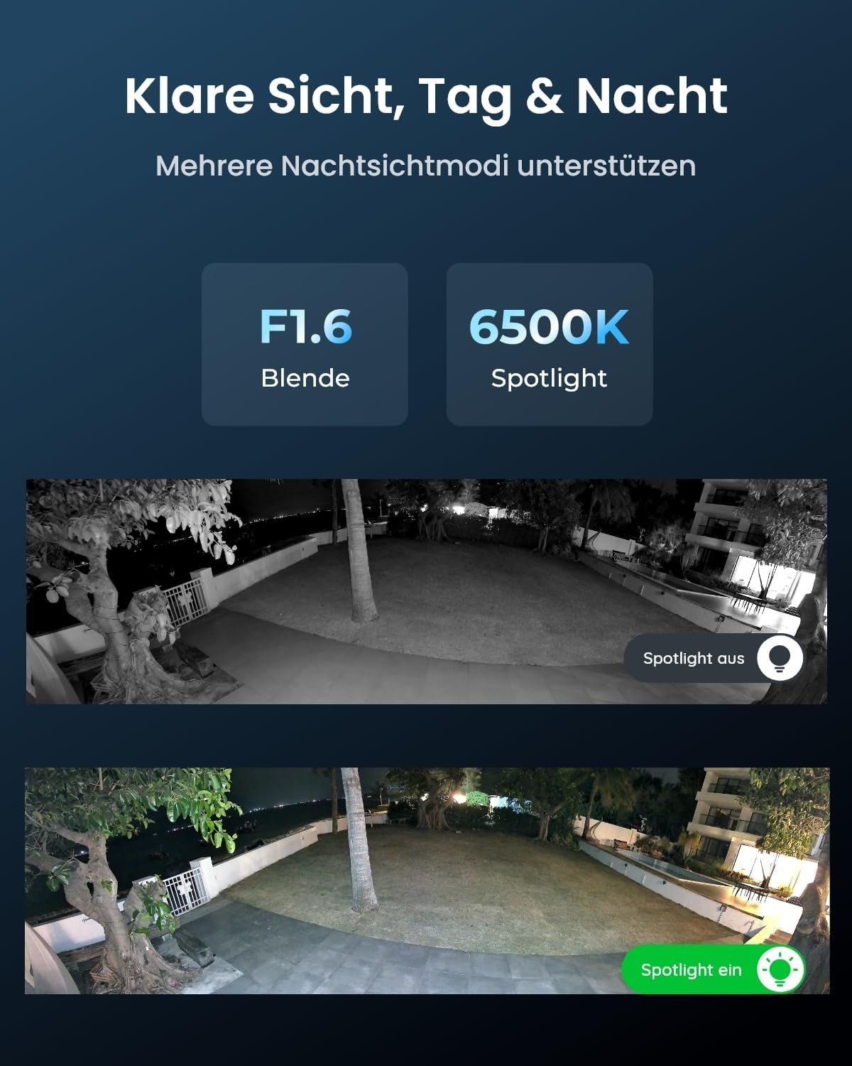 Reolink Duo 3 WiFi 16MP Überwachungskamera mit 180° Panoramablick - Calitronshop.com