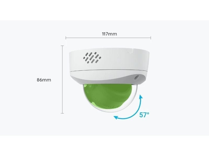 Reolink Duo 3V PoE 16MP UHD IK10 Überwachungskamera mit IK10 Vandalismus Schutz - Calitronshop.com