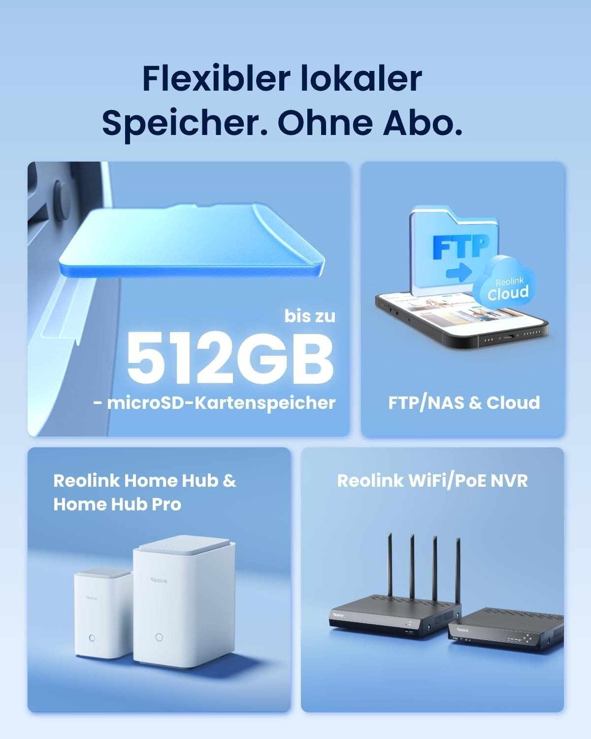 Reolink Elite Floodlight WiFi, 4K Wi - Fi 6 Überwachungskamera Aussen - Calitronshop.com