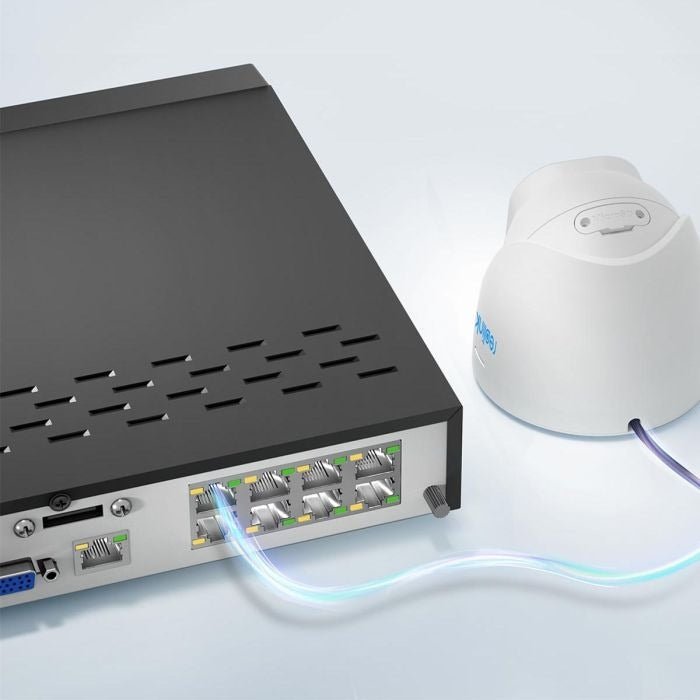 Reolink NVS8 - 12MD4 12MP 8 - Kanal PoE Überwachungssystem mit Farbsicht & 2TB HDD - Calitronshop.com