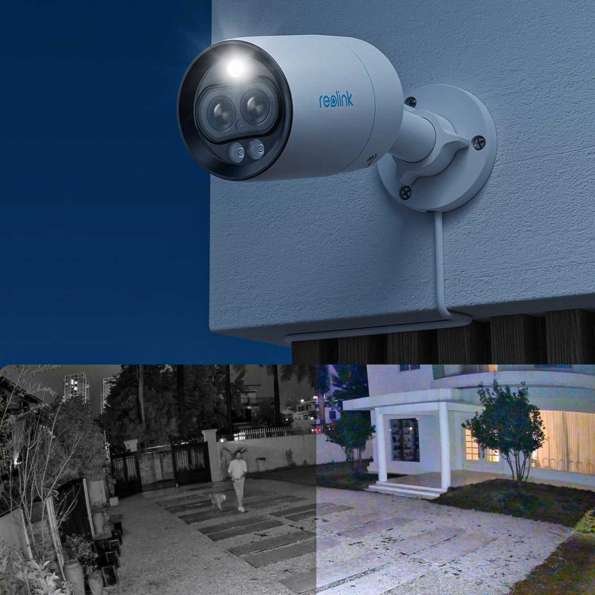 Reolink P330M - RLC - 81MA Intelligente 4K PoE Kamera mit Nachtsicht in Farbe - Calitronshop.com