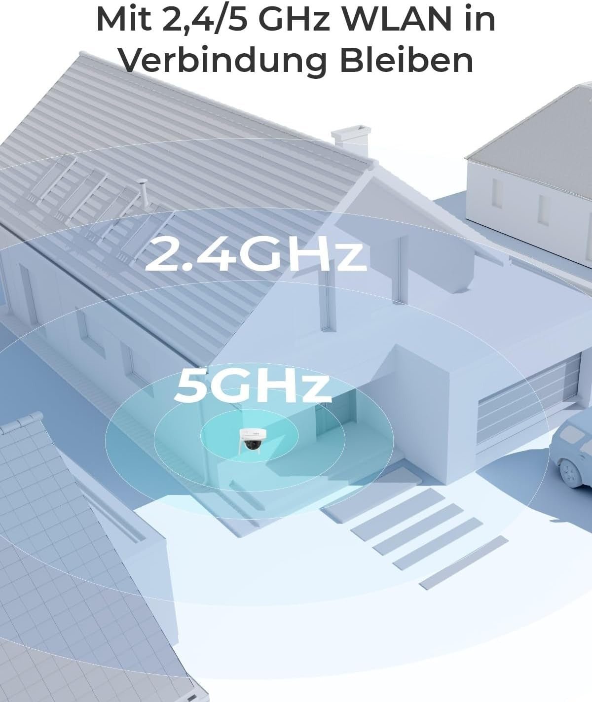Reolink RLC-843WA - W437 4K WiFi Kamera Vandalismus geschützt, 5x Zoom - Calitronshop.com