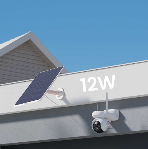 Reolink Solarpanel 3 - 12W - weiss, für akkubetriebene Reolink Kameras - Calitronshop.com