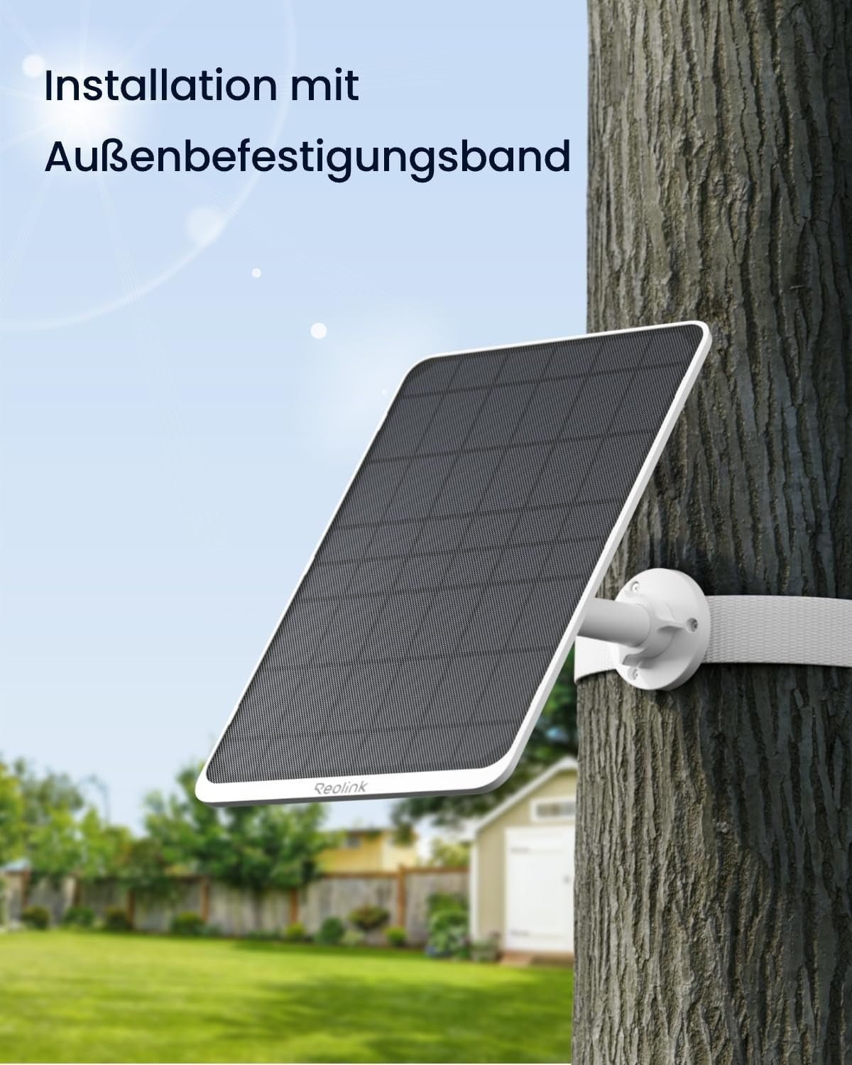 Reolink Solarpanel 3 - 12W - weiss, für akkubetriebene Reolink Kameras - Calitronshop.com