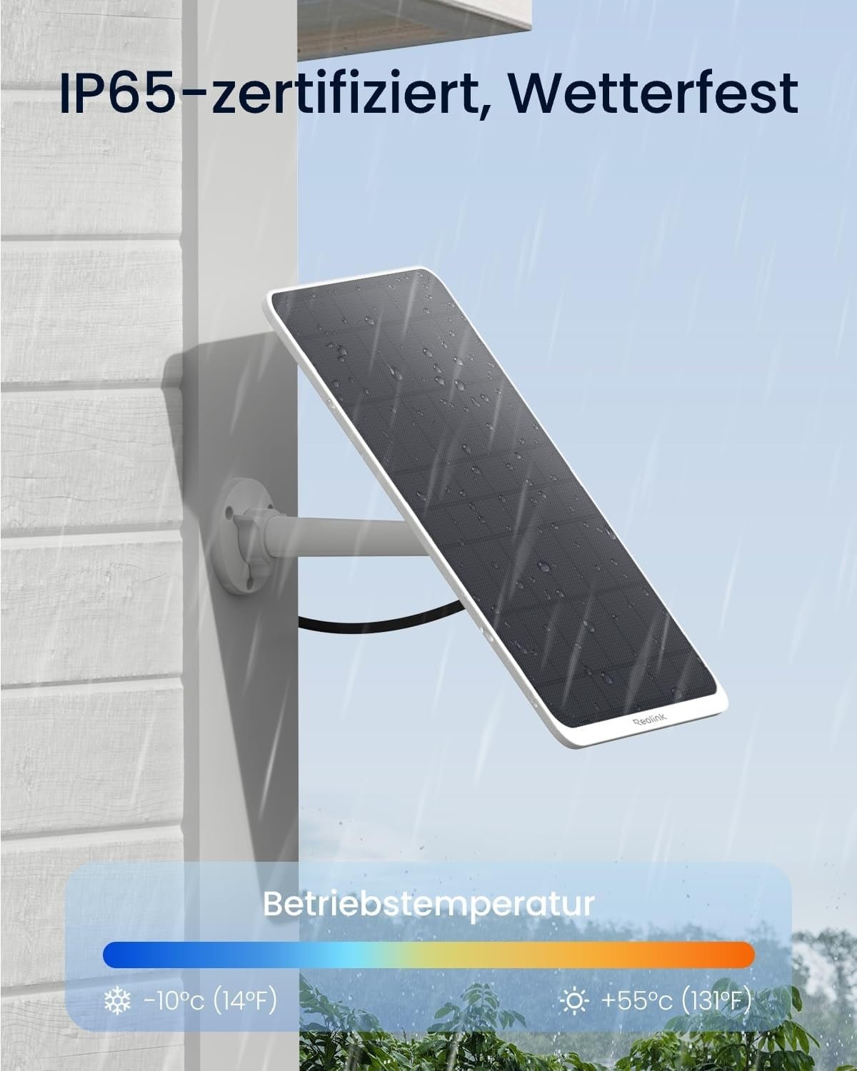 Reolink Solarpanel 3 - 12W - weiss, für akkubetriebene Reolink Kameras - Calitronshop.com