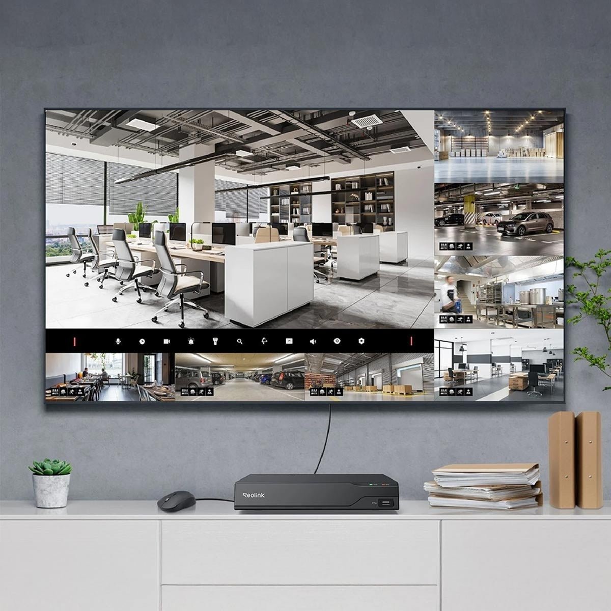 RP - PN16 Professioneller 16 - Kanal PoE Netzwerkvideorekorder, Perimeterschutz, ReoNeura KI - Calitronshop.com