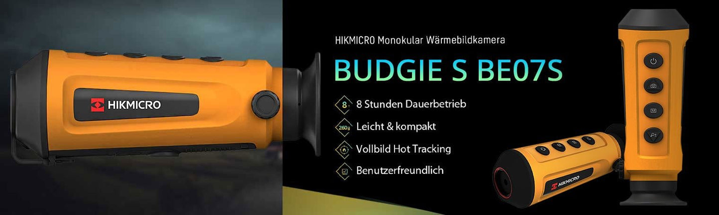Wärmebildkamera, Nachtsichtgerät HIKMICRO BUDGIE BE07S zur Personen & Tiererkennung - Calitronshop.com