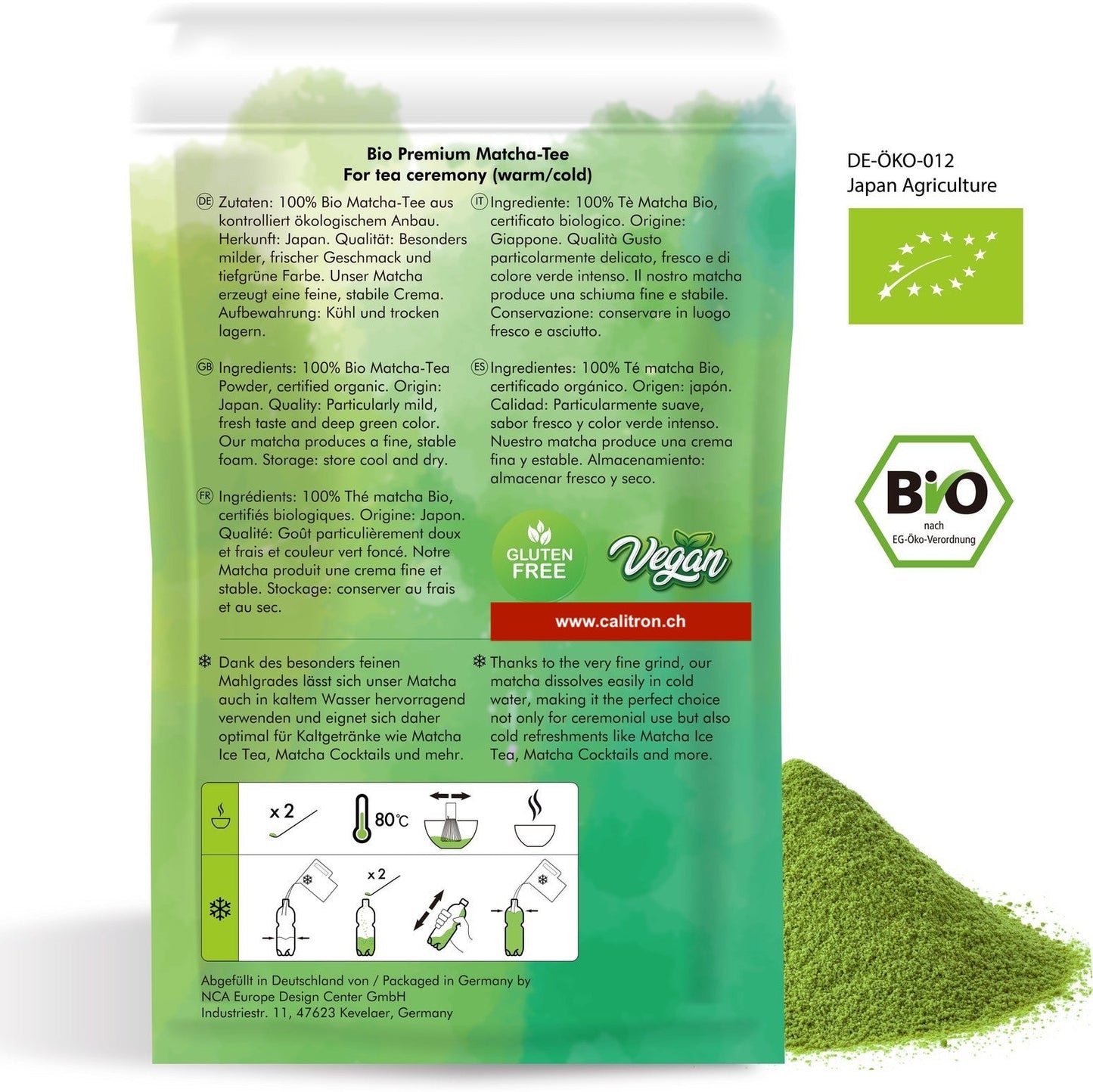 Bio Matcha Tee - Japan Premium Qualität, 30g - Calitronshop.com