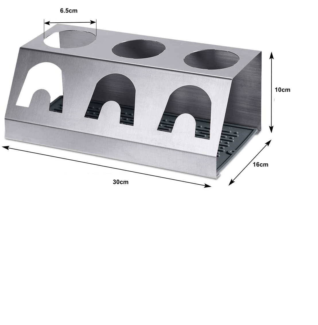 Flaschenhalter, Abtropfhalter aus Edelstahl für Sodastream Flaschen - Calitronshop.com