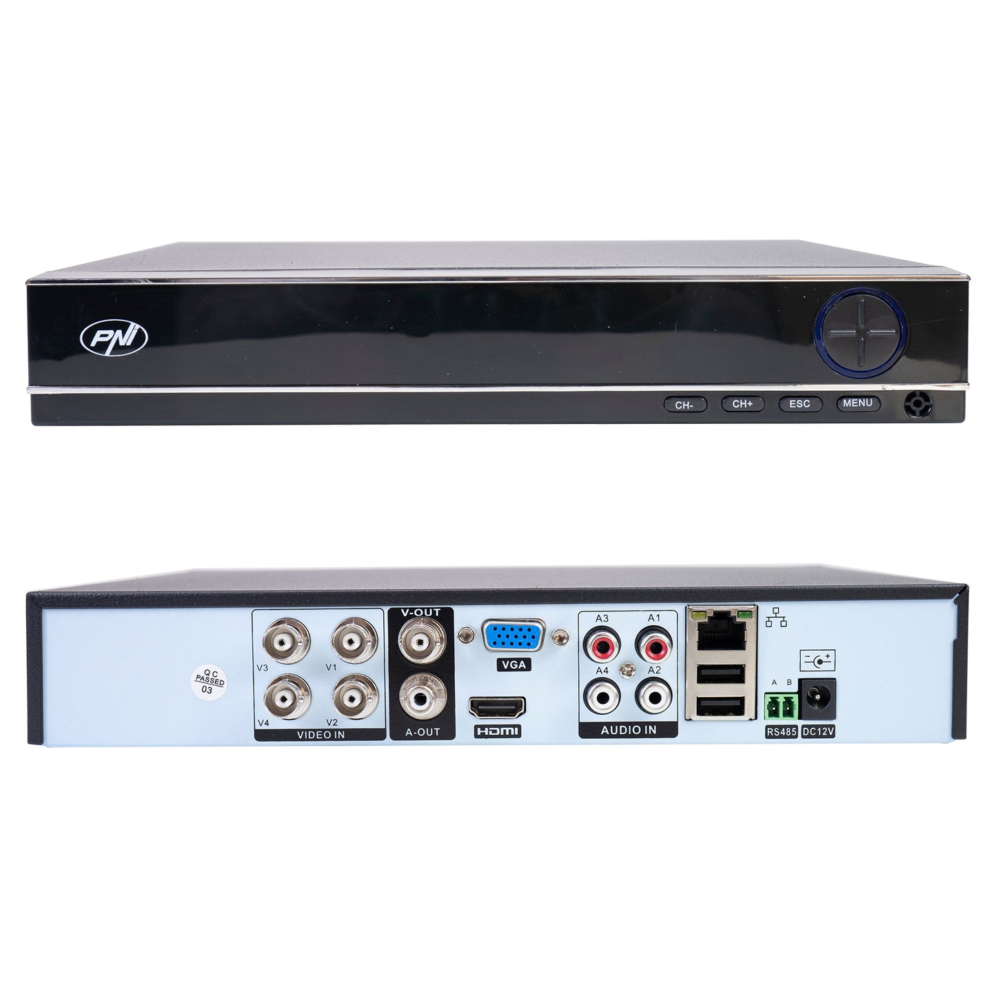 Full HD-Videoüberwachungskit - NVR und 4 AussenkamerasHouse PTZ1300 - Calitronshop.com