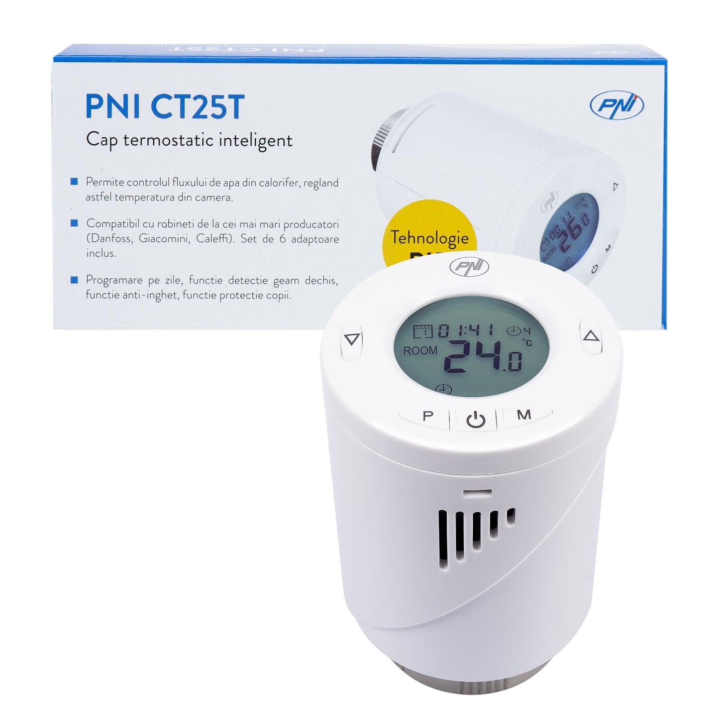 Heizkörper Thermostat PNi CT25T - Calitronshop.com