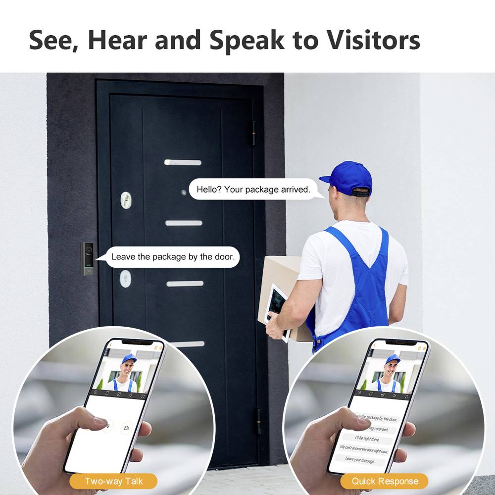 IMOU Akku Türklingel Doorbell WLAN DB60/DS21-PEUR - geöffnete Originalverpackung - Calitronshop.com