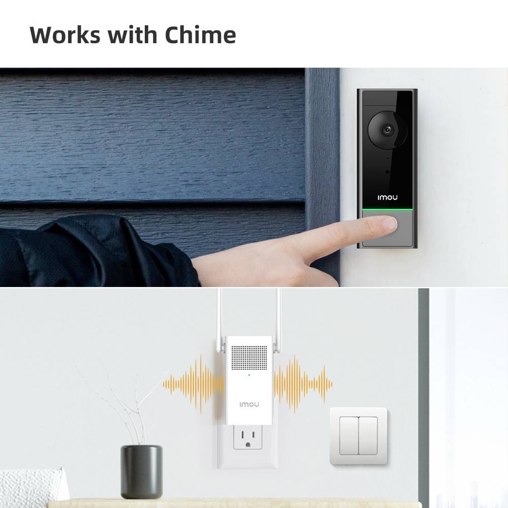 IMOU Akku Türklingel Doorbell WLAN DB60/DS21-PEUR - geöffnete Originalverpackung - Calitronshop.com