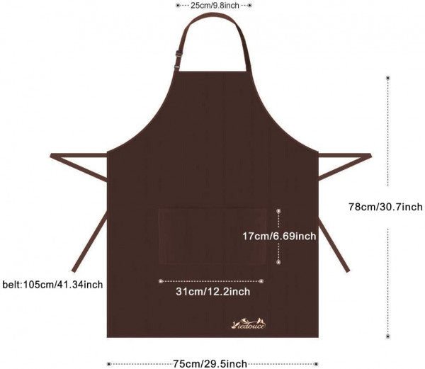 Kochschürze / Grillschürze mit Taschen - Calitronshop.com