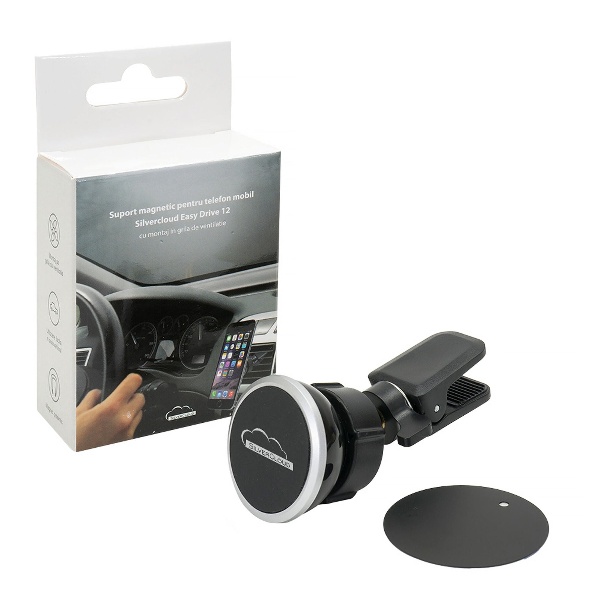 Magnethalter Smartphone Handy Autohalterung Easy Drive 12 - Calitronshop.com