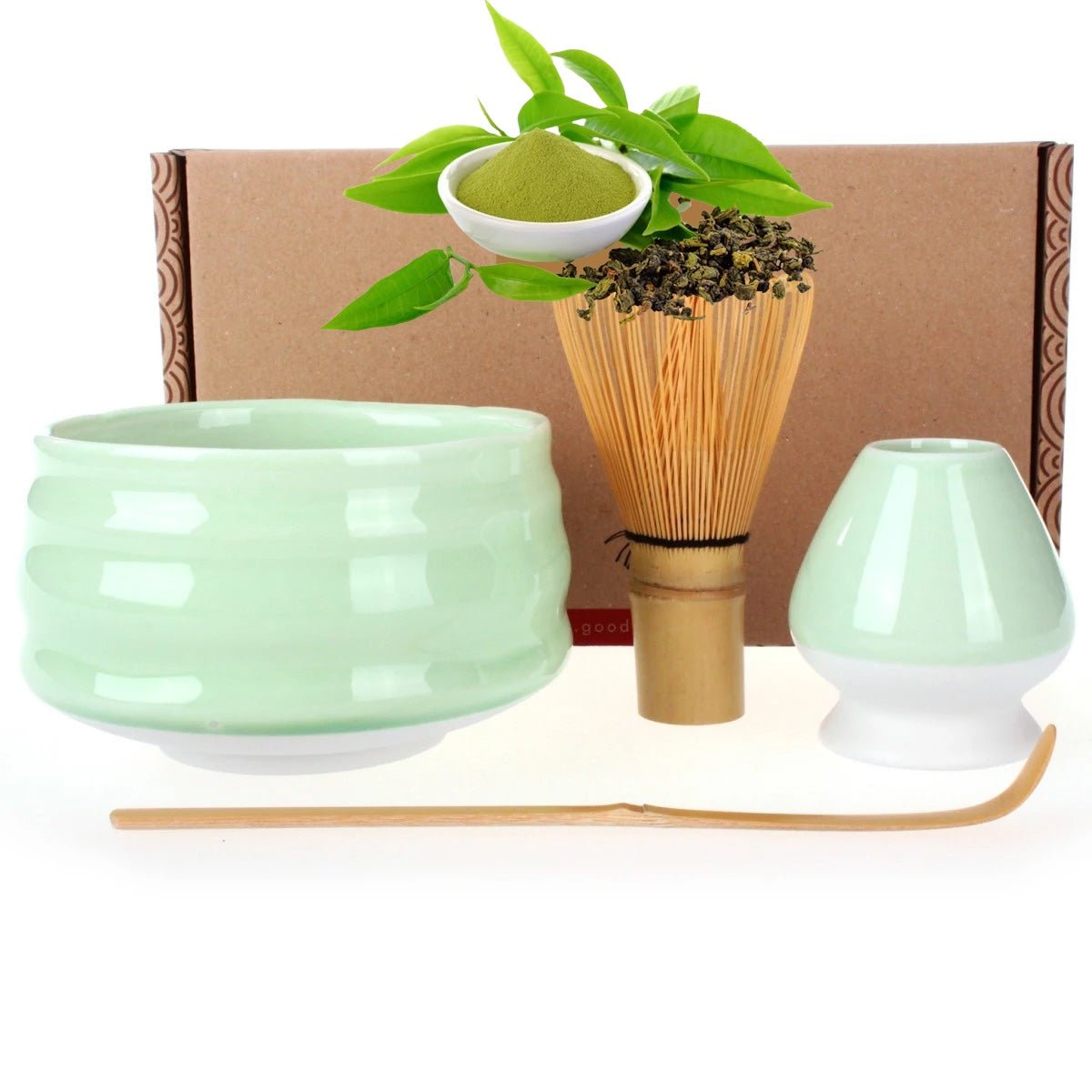 Matcha Grün Tee Set Chairo inkl. Matcha Besen - Calitronshop.com