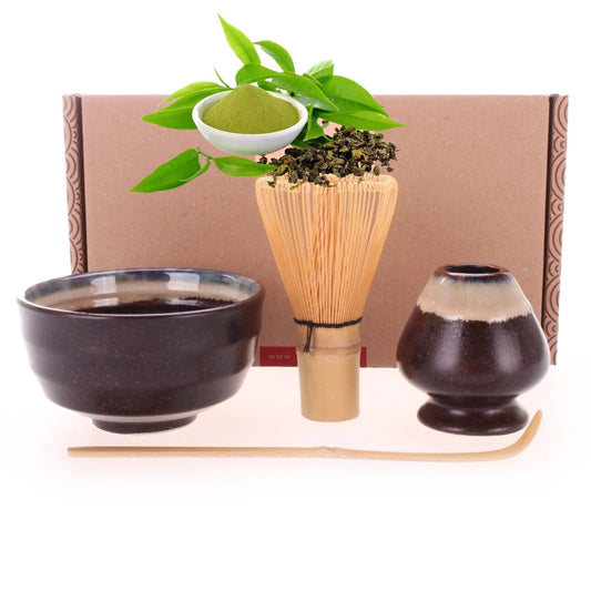 Matcha Grün Tee Set Kin inkl. Matcha Besen - Calitronshop.com