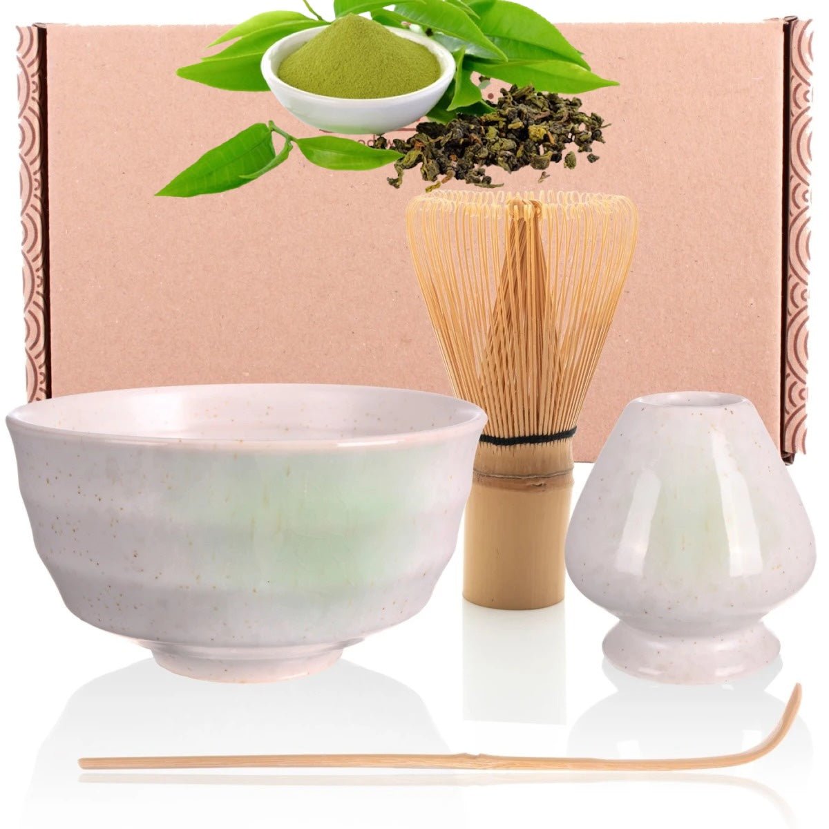 Matcha Grün Tee Set Tamago inkl. Matcha Besen - Calitronshop.com