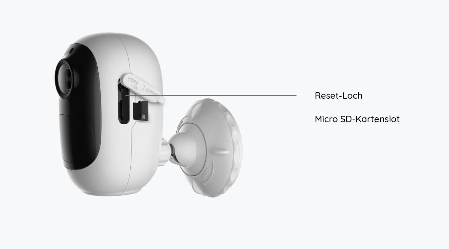 Reolink Argus 2E Plus 64GB Speicherkarte, Akku Überwachungskamera - Calitronshop.com