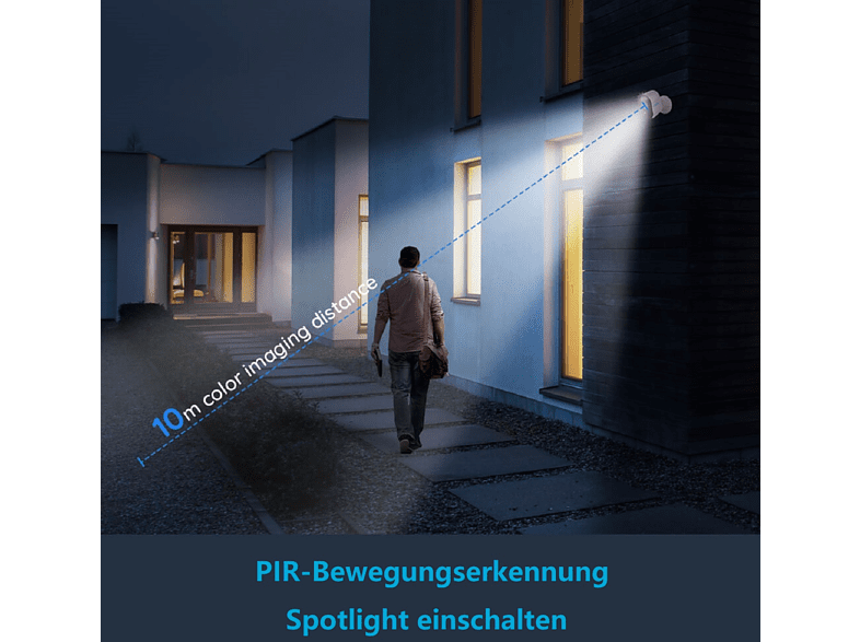 Reolink Argus 3 PRO PLUS 64GB 2K Überwachungskamera mit Akku schwarz - Calitronshop.com
