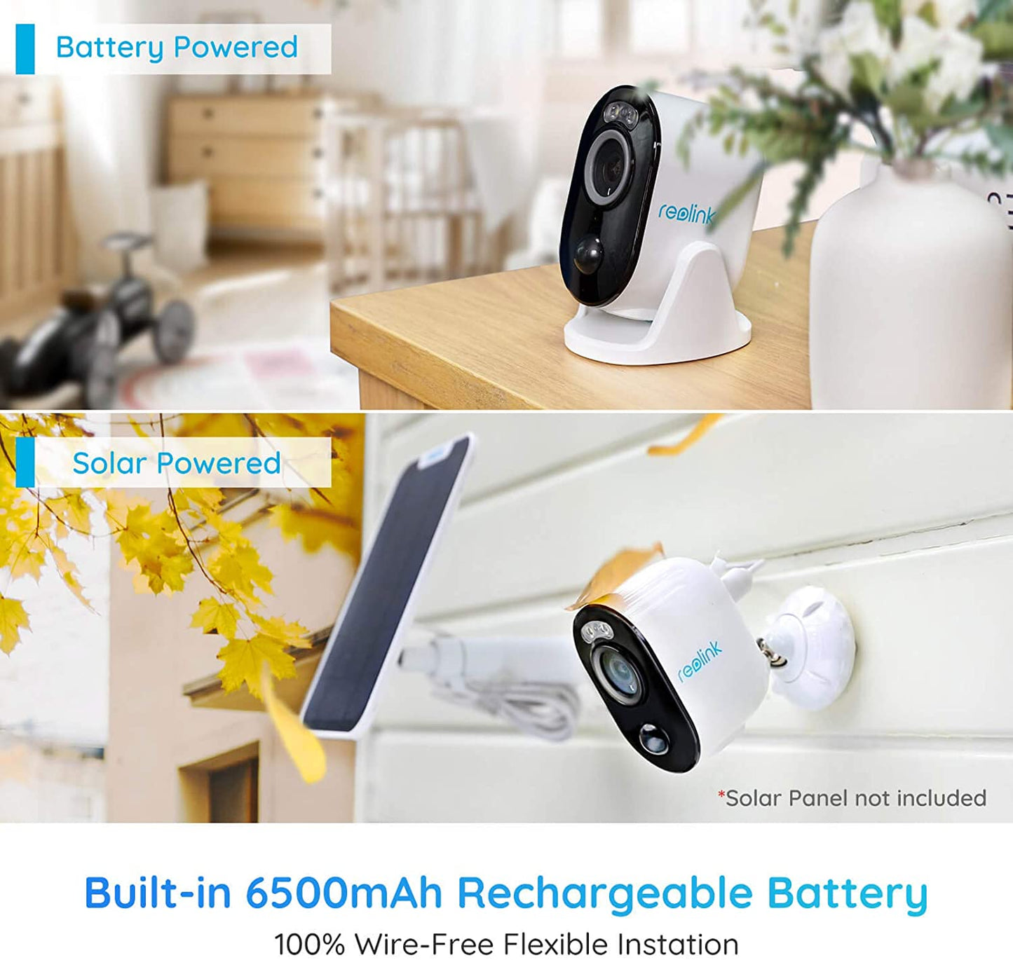 Reolink Argus 3 PRO PLUS 2K Überwachungskamera mit Akku weiss - Calitronshop.com