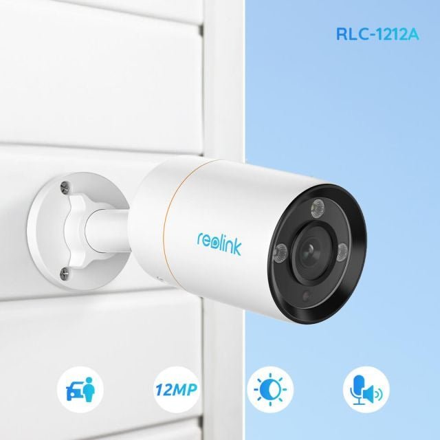 Reolink RLC-1212A 12MP PoE Überwachungskamera - Calitronshop.com