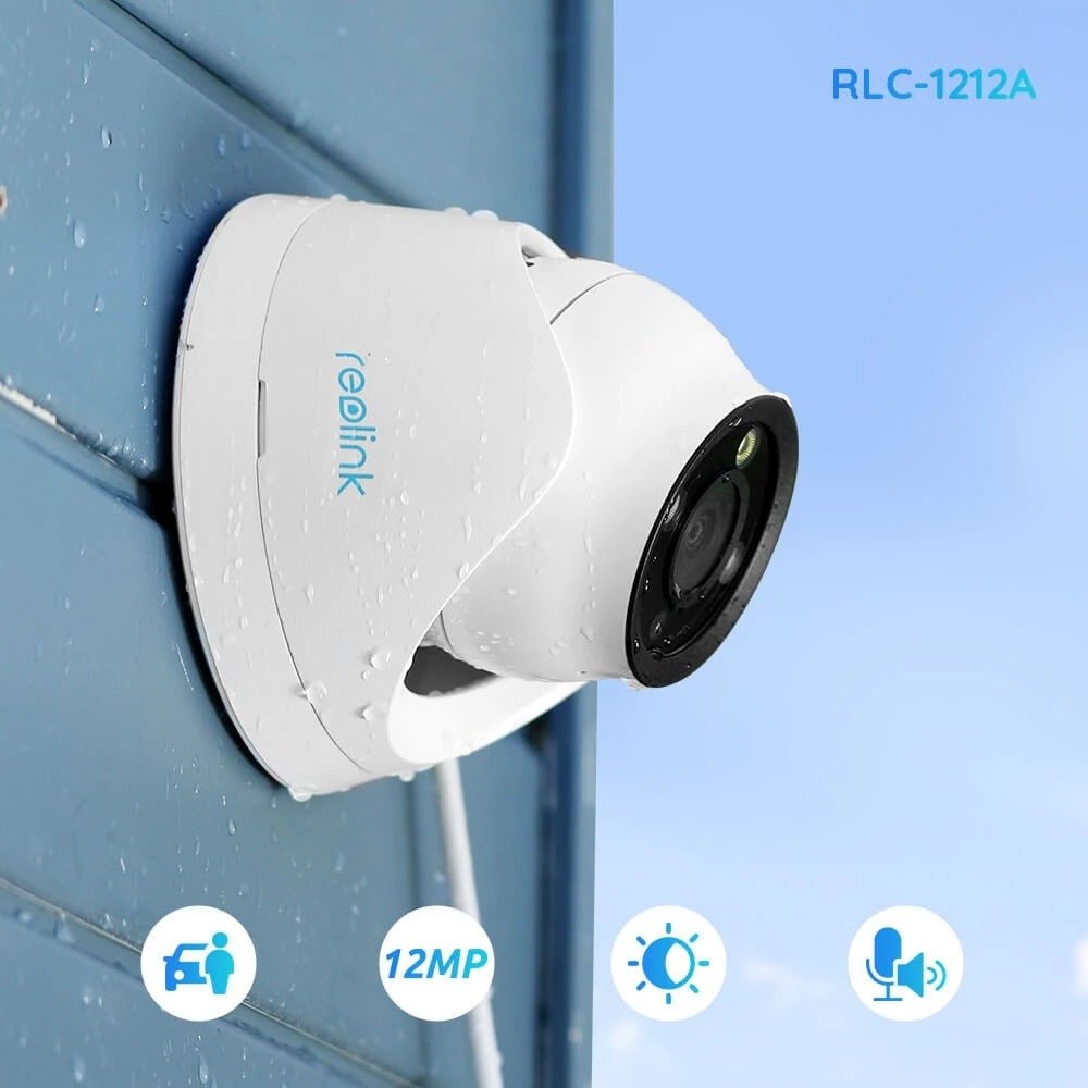 Reolink RLC-1224A 12MP Überwachungskamera PoE - Calitronshop.com