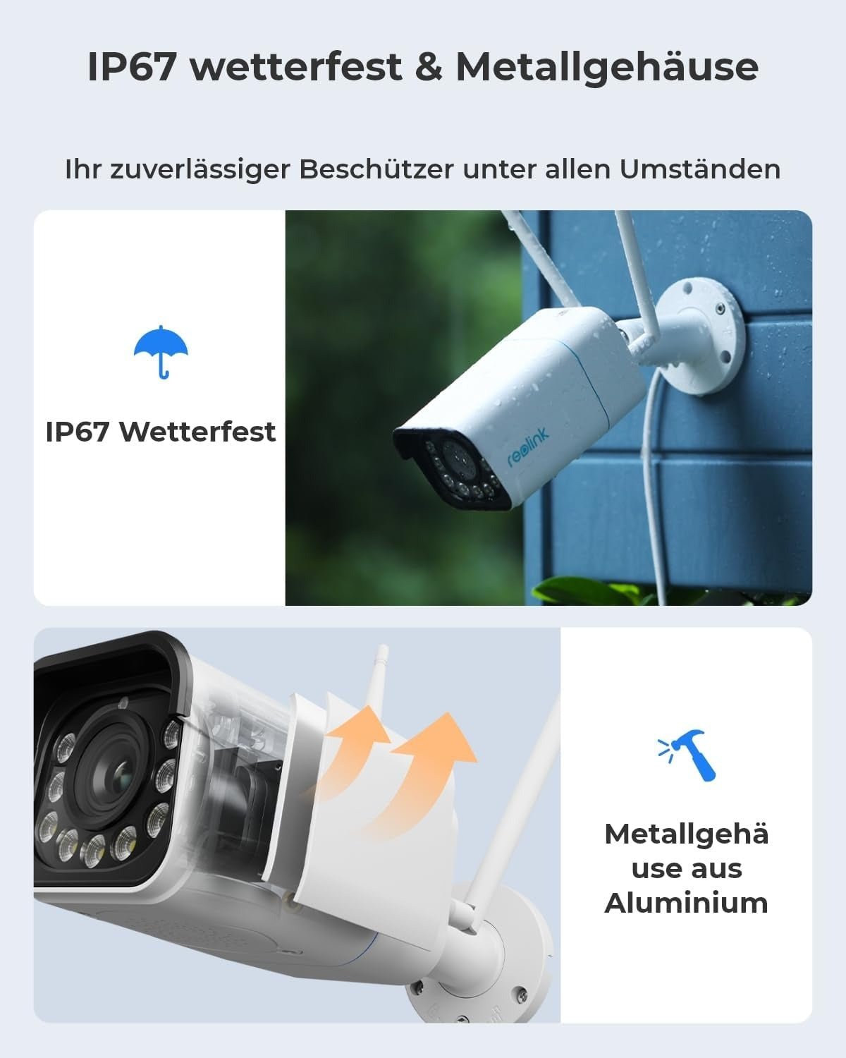 Reolink RLC-811WA - W430, 4K WLAN Überwachungskamera mit 5x Zoom - Calitronshop.com