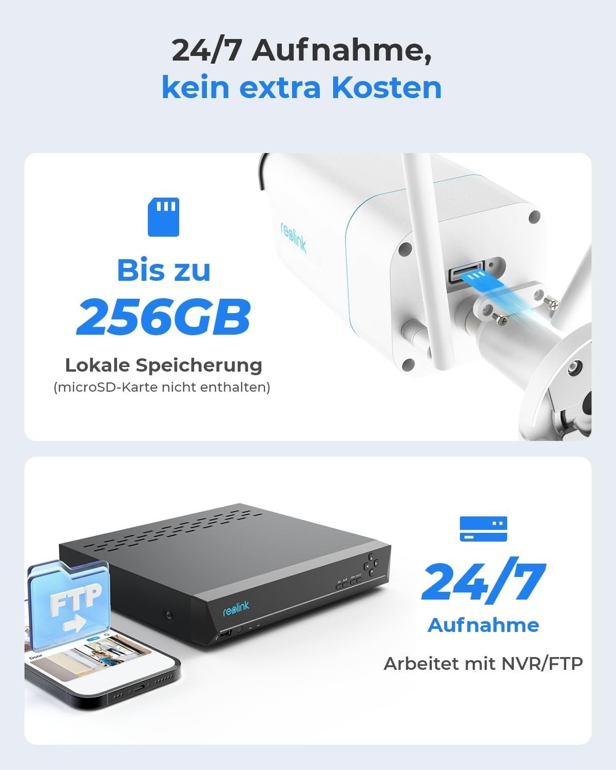 Reolink RLC-811WA - W430, 4K WLAN Überwachungskamera mit 5x Zoom - Calitronshop.com