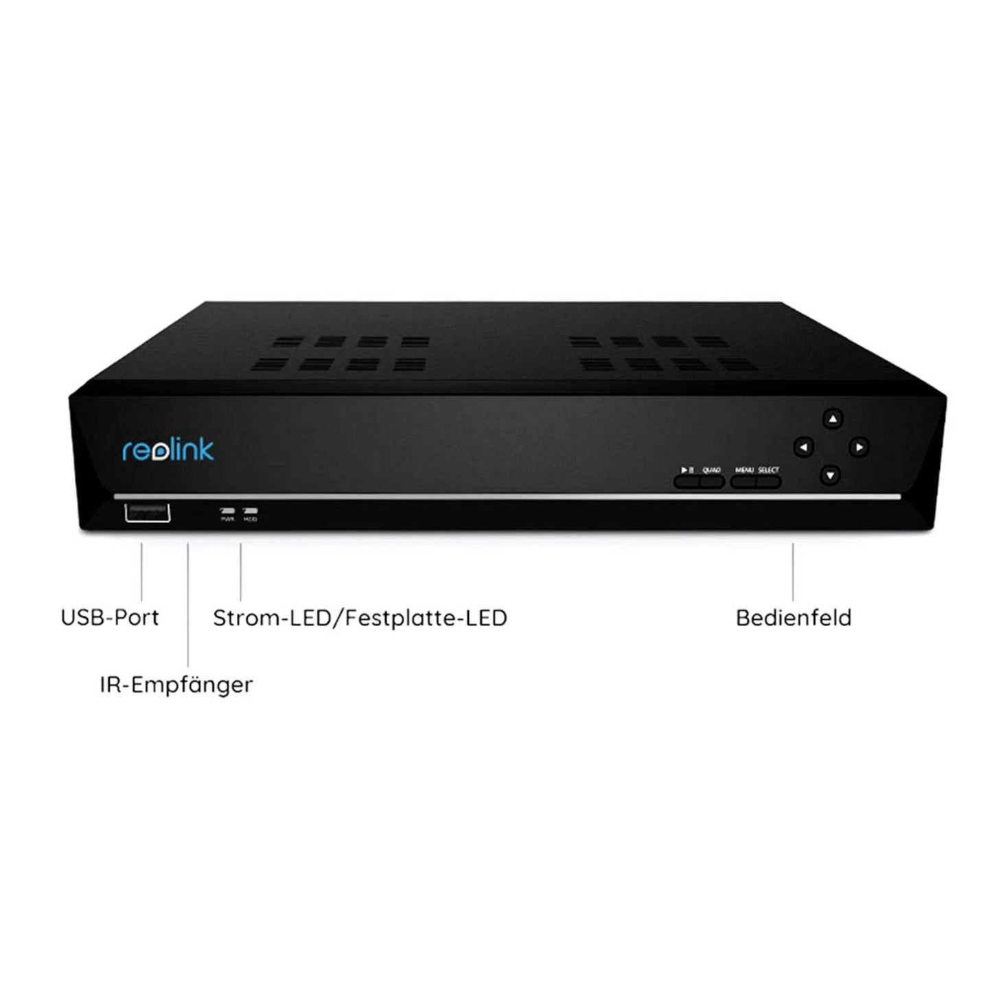 Reolink RLK8-5KB4-A 5K-Überwachungskamera-Set 8-Kanal mit 4 10MB Kameras und inkl. NVR - Calitronshop.com