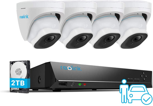 Reolink RLK8-800D4-A-V2 Set inkl. 2TB Harddisk und 4 Kameras - Calitronshop.com