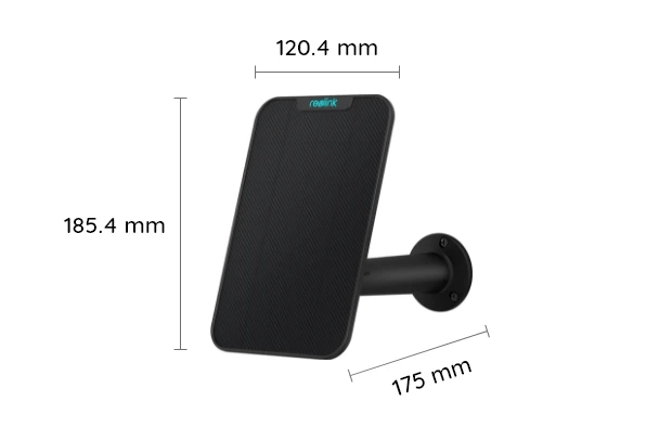 Reolink Solarpanel ; Argus2, 2E, GO PLUS, Argus3, 3Pro & Argus PT - Calitronshop.com