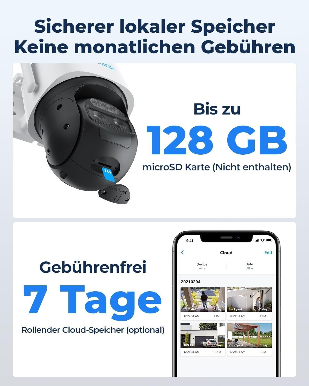 Reolink Trackmix Battery WIFI Überwachungskamera RL-TrackMix-Battery - Calitronshop.com