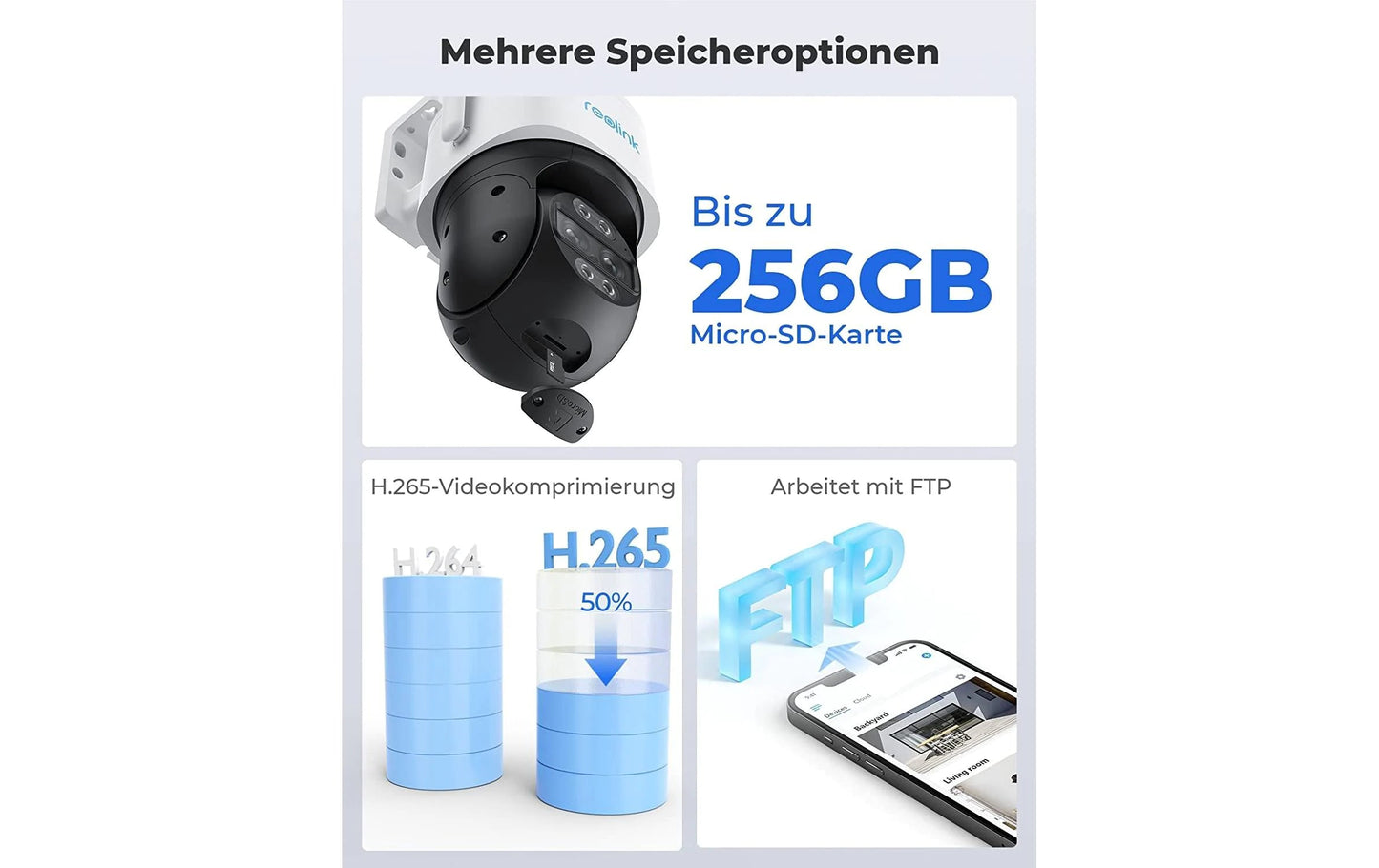 Reolink TrackMix WiFi Überwachungskamera mit Autozoom & Tracking - Calitronshop.com