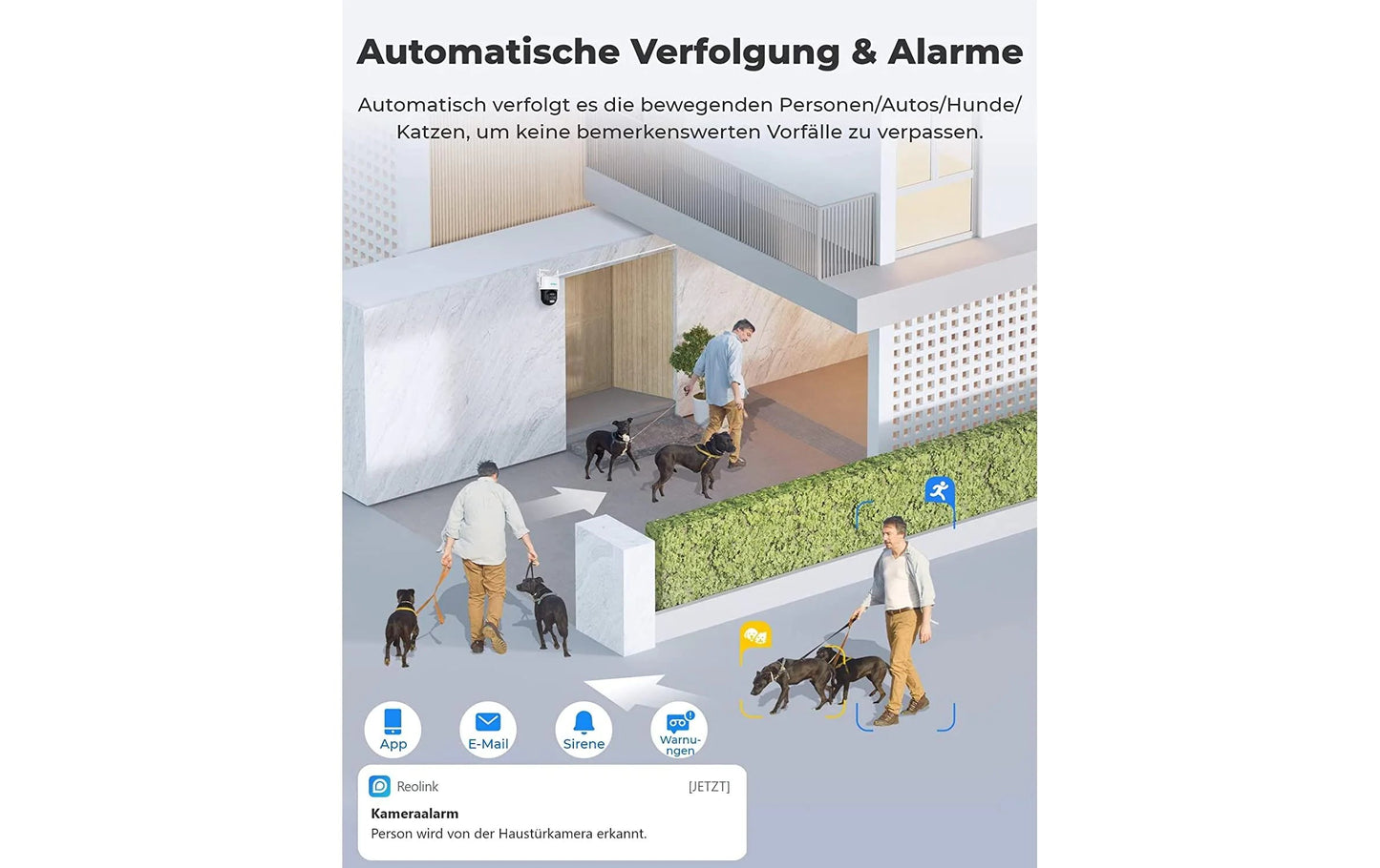 Reolink TrackMix WiFi Überwachungskamera mit Autozoom & Tracking - Calitronshop.com