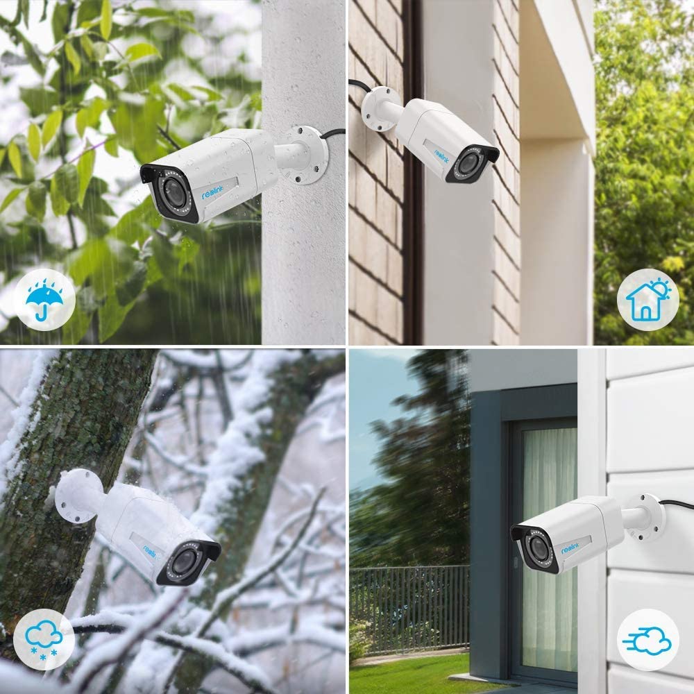 RLC-811A - B4K11 Smarte 4K UHD PoE-Kamera mit 5X Zoom & Spotlight - Calitronshop.com