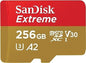Sandisk Extreme microSDXC, 256GB, U3, A2, V30 Speicherkarte - Calitronshop.com