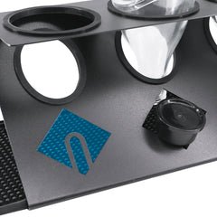 Sodastream Flaschenhalter Edelstahl für 3 Flaschen Z- Schwarz - Calitronshop.com