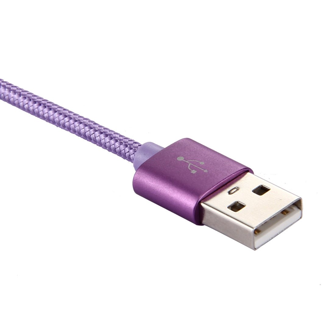 Typ-C Datensynchronisation Ladekabel Violett 3m - Calitronshop.com