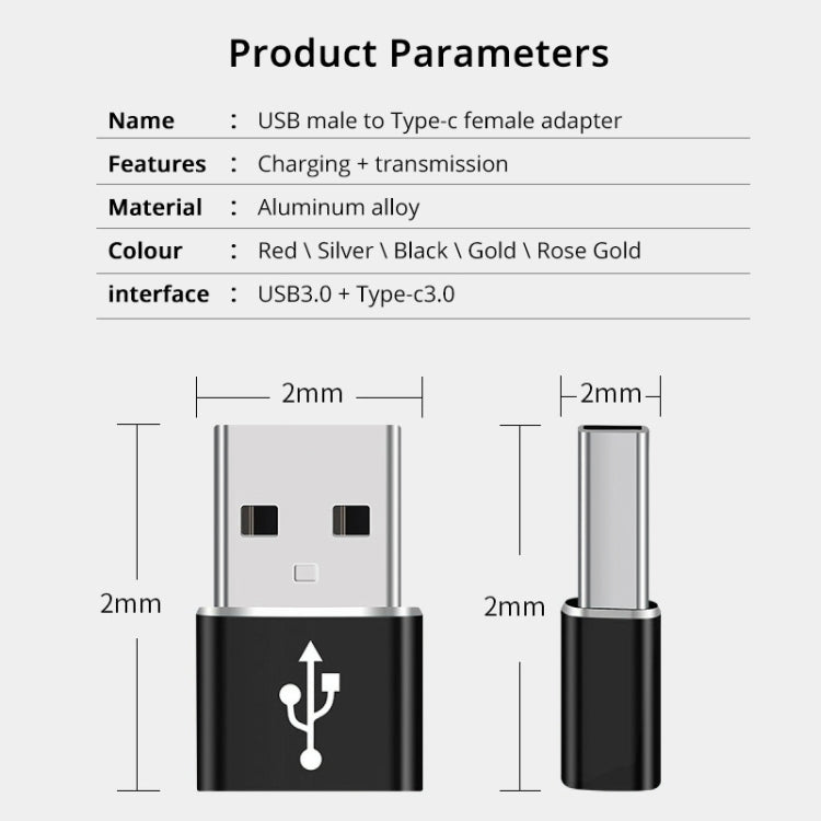 USB-C auf USB-A Adapter - Calitronshop.com