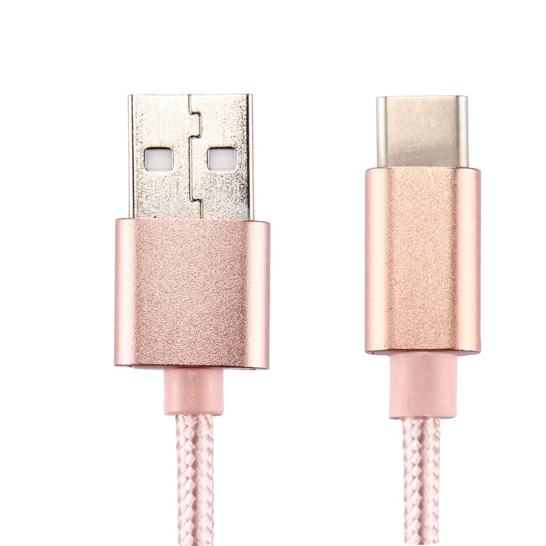 USB TypC Schnell Ladekabel Sync Kabel rosegold 1m - Calitronshop.com