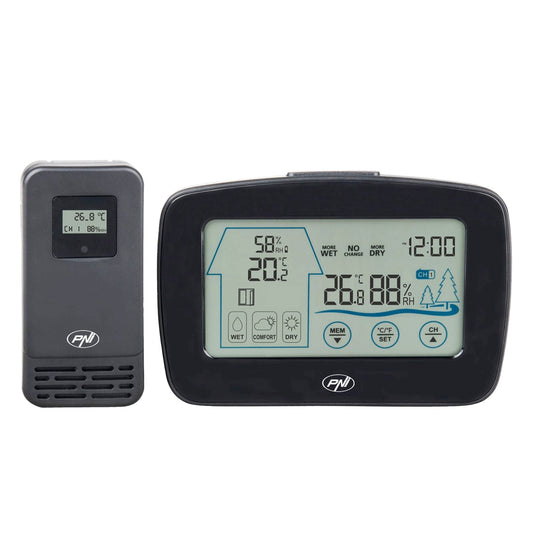 Wetterstation MS500 mit drahtlosem externen Sensor - Calitronshop.com
