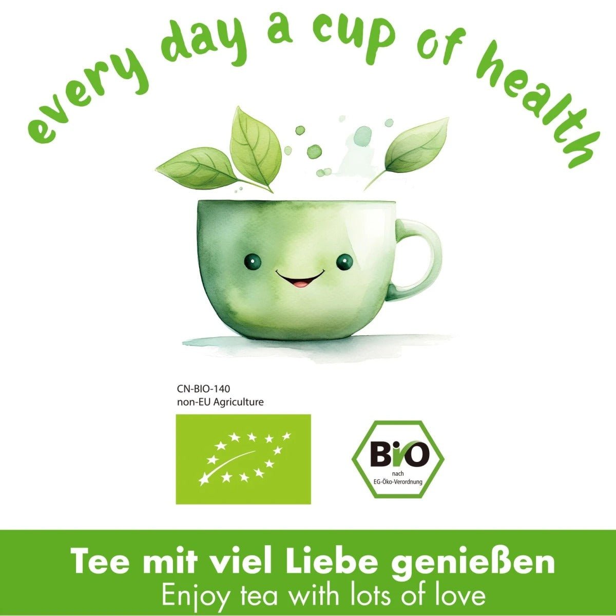 Bio Sencha Grüntee Four Seasons, 250g - Calitronshop.com