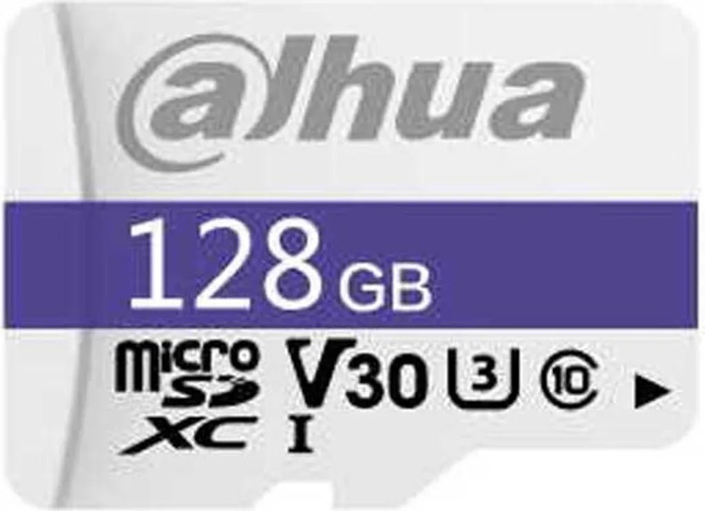 Dahua DHI - TF - C100A 128GB microSD Speicherkarte – V30, mit SD - Adapter - Calitronshop.com
